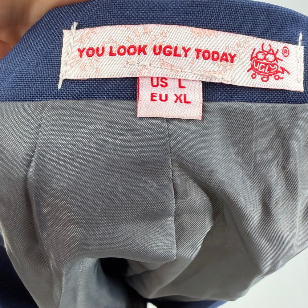 You Look Ugly Today Mens L Ugly Christmas Blazer Holiday Party
Tuxedo Jacket - Picture 8 of 11